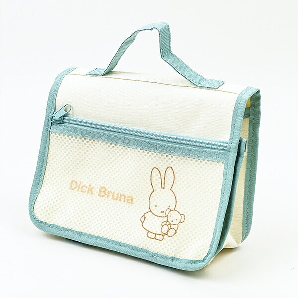 ミッフィー miffy メッシュバッグインバッグ ライトブルー