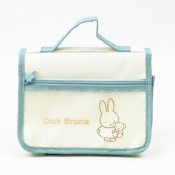 ミッフィー miffy メッシュバッグインバッグ ライトブルー