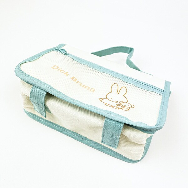 ミッフィー miffy メッシュバッグインバッグ ライトブルー