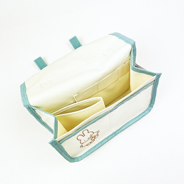 ミッフィー miffy メッシュバッグインバッグ ライトブルー