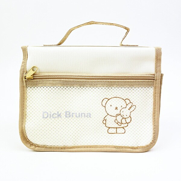 ミッフィー miffy ボリス メッシュバッグインバッグ ベージュ