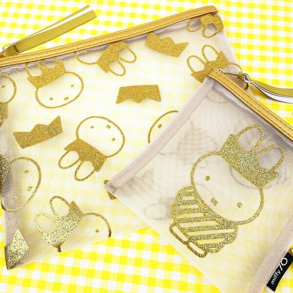 ミッフィー miffy 70th 王冠 メッシュポーチ(S)
