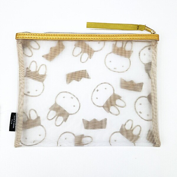 ミッフィー miffy 70th 王冠 メッシュポーチフラット