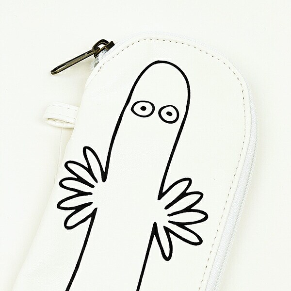 ムーミン ニョロニョロのながーいポーチ ホワイト MOOMIN