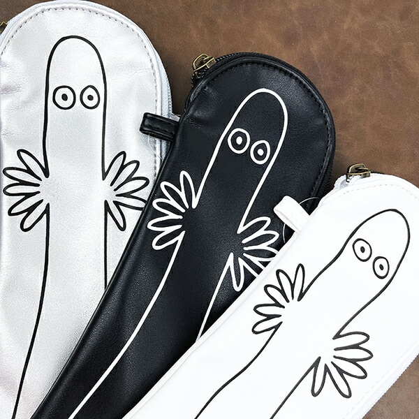 ムーミン ニョロニョロのながーいポーチ ホワイト MOOMIN