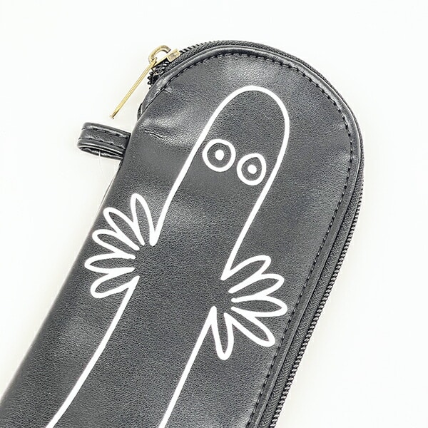 ムーミン ニョロニョロのながーいポーチ ブラック MOOMIN