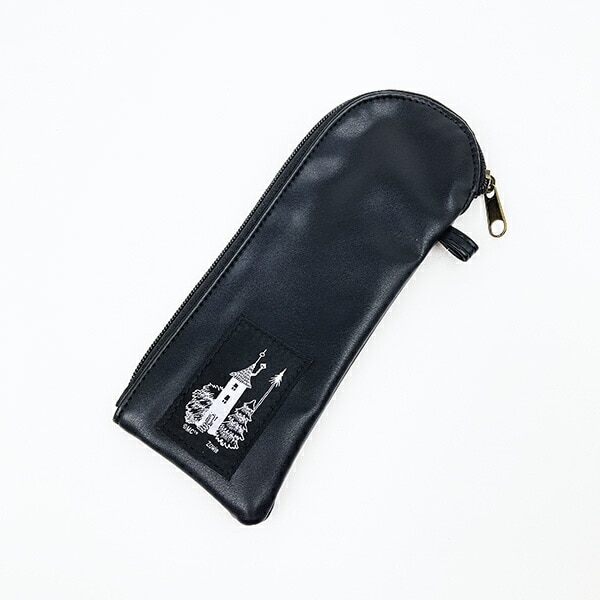 ムーミン ニョロニョロのながーいポーチ ブラック MOOMIN