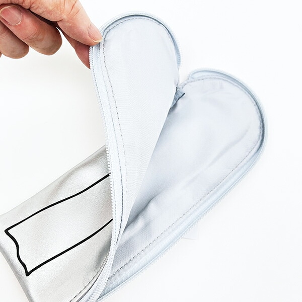 ムーミン ニョロニョロのながーいポーチ シルバー MOOMIN