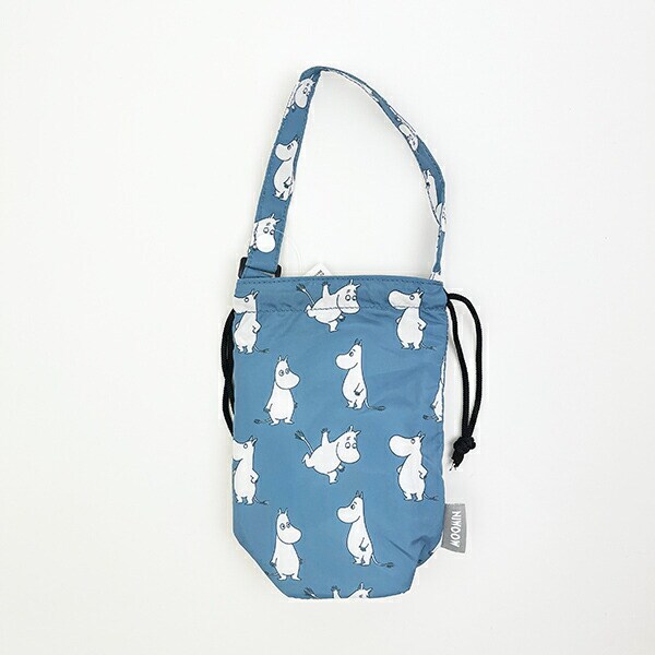 ムーミン 保冷ペットボトルホルダー グレー ランチ