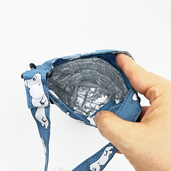 ムーミン 保冷ペットボトルホルダー グレー ランチ