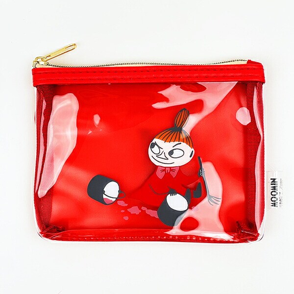 ムーミン リトルミイ PVCポーチ レッド
