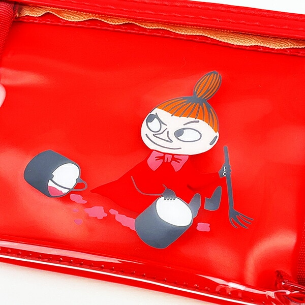 ムーミン リトルミイ PVCポーチ レッド