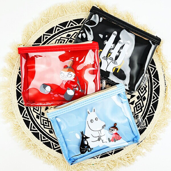 ムーミン リトルミイ PVCポーチ レッド