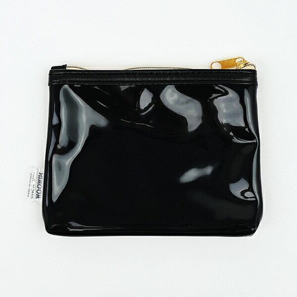 ムーミン ニョロニョロ PVCポーチ ブラック