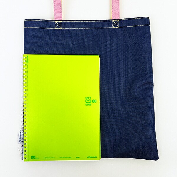 ムーミン ニョロニョロ トートバッグ ネイビー