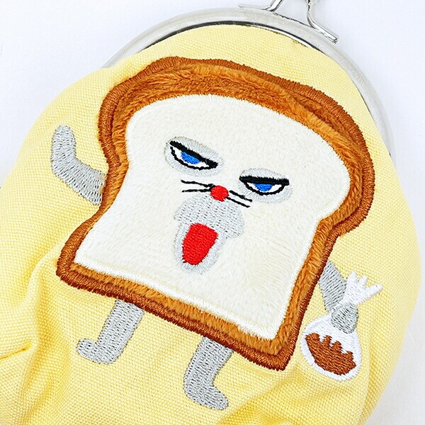 パンどろぼう 半立体がま口ポーチ あやまってもらうぞ！