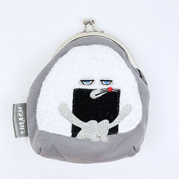 パンどろぼう おにぎりぼうや 半立体がま口ポーチ