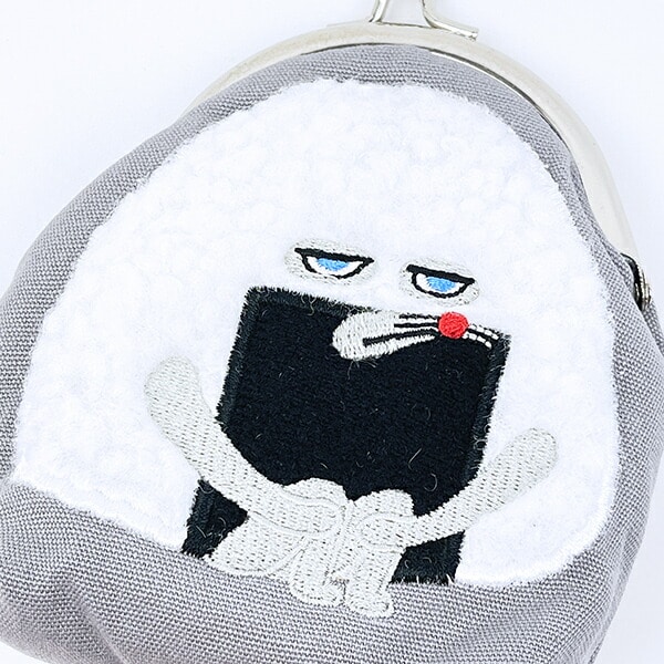 パンどろぼう おにぎりぼうや 半立体がま口ポーチ