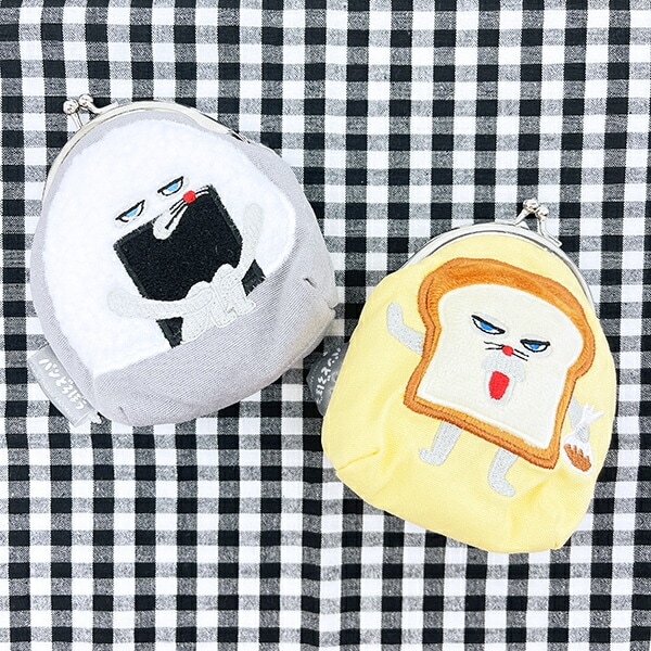 パンどろぼう おにぎりぼうや 半立体がま口ポーチ