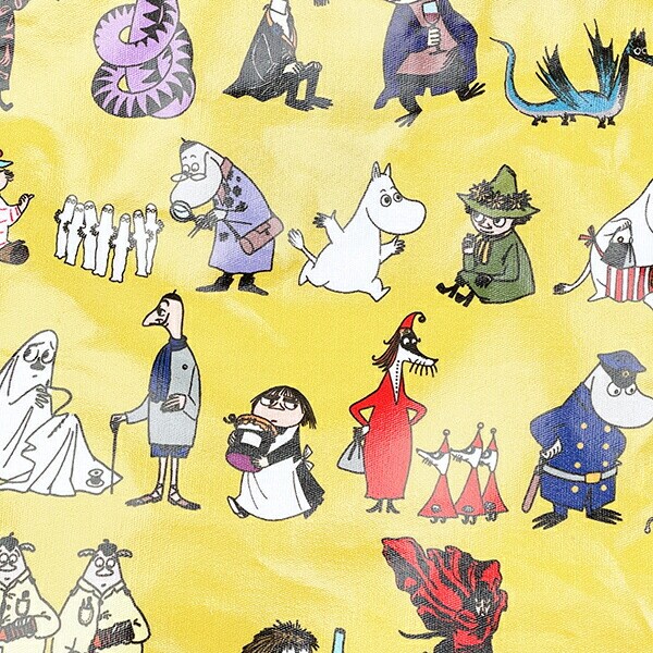 ムーミン オールスター フラットポーチ (イエロー) MOOMIN