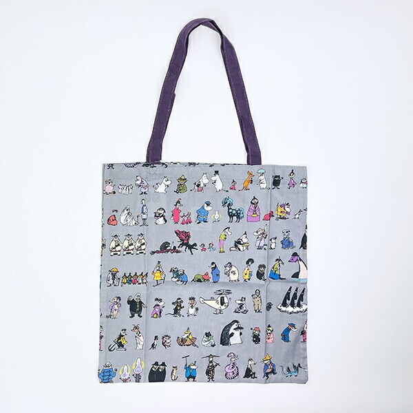 ムーミン オールスター ビッグトートバッグ (グレー) MOOMIN