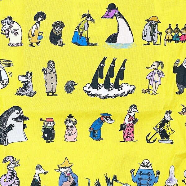 ムーミン オールスター ビッグトートバッグ (イエロー) MOOMIN