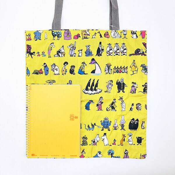 ムーミン オールスター ビッグトートバッグ (イエロー) MOOMIN