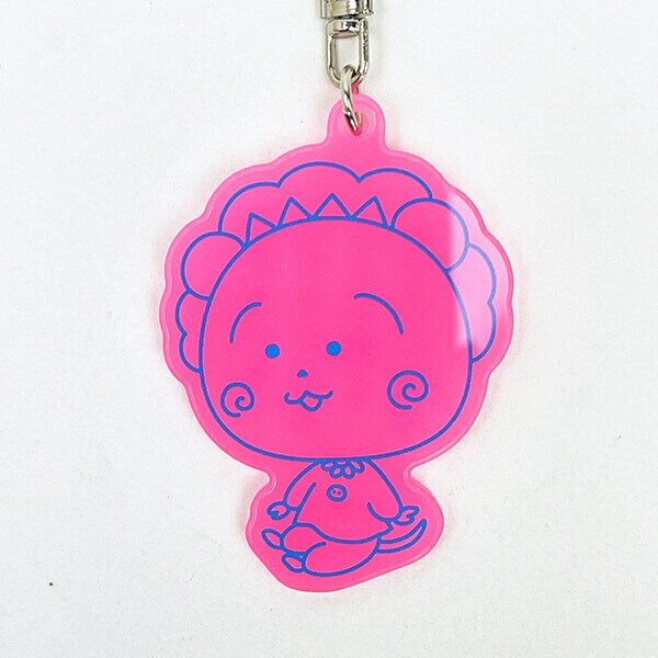 コジコジ アクリルキーホルダー蓄光 (ピンク)