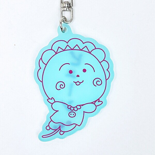 コジコジ アクリルキーホルダー蓄光 (ブルー)