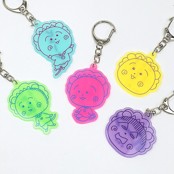 コジコジ アクリルキーホルダー蓄光 (ブルー)