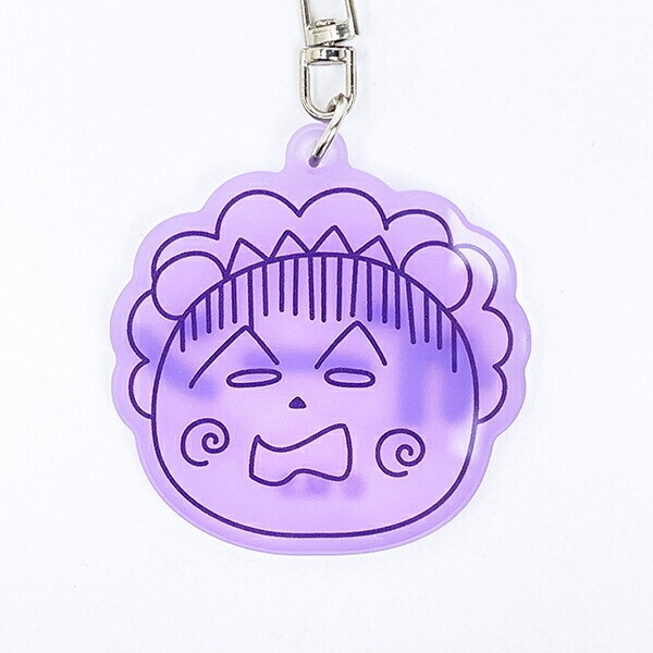 コジコジ アクリルキーホルダー蓄光 (パープル)