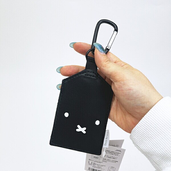 ミッフィー miffy 窓付きタイニーポーチ ブラック 定期入れ カードケース 推し活