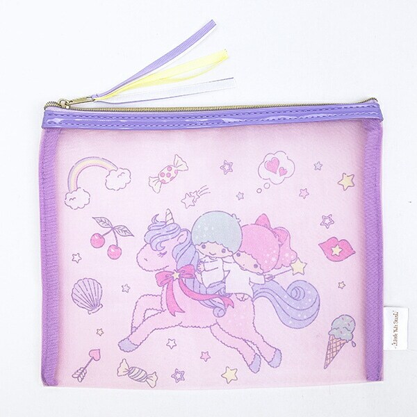 サンリオ キキララ メッシュポーチフラット Sanrio