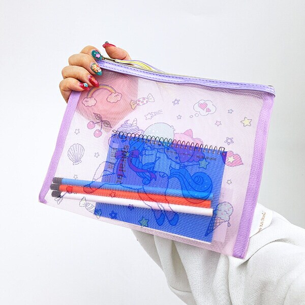 サンリオ キキララ メッシュポーチフラット Sanrio