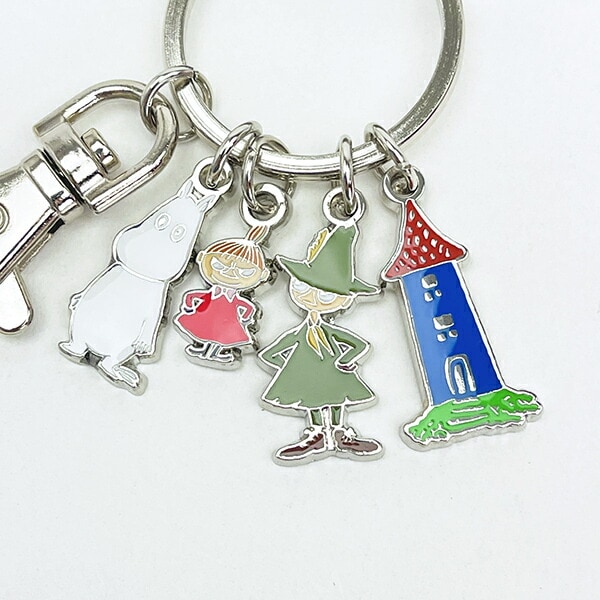 ムーミン ムーミン谷の仲間  4連タイニーチャーム キーホルダー MOOMIN