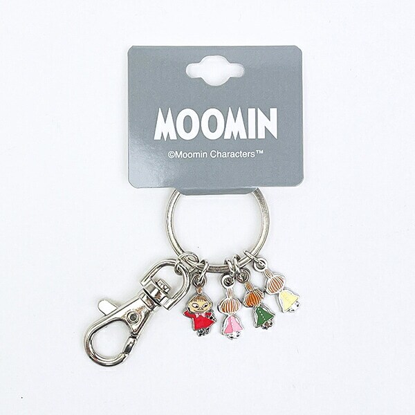 ムーミン リトルミイときょうだい  4連タイニーチャーム キーホルダー MOOMIN