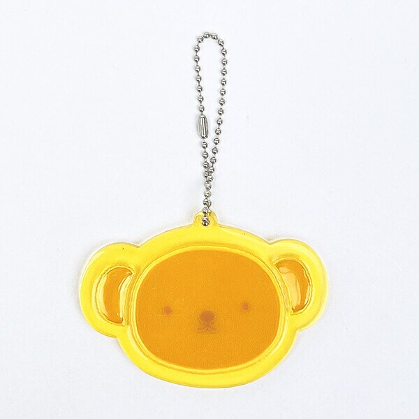 ミッフィー miffy ボリス リフレクターラバーキーホルダー フェイス