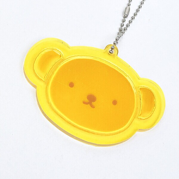 ミッフィー miffy ボリス リフレクターラバーキーホルダー フェイス