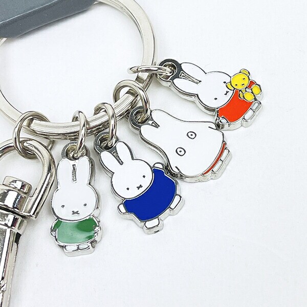 ミッフィー miffy 4連タイニーチャーム キーホルダー
