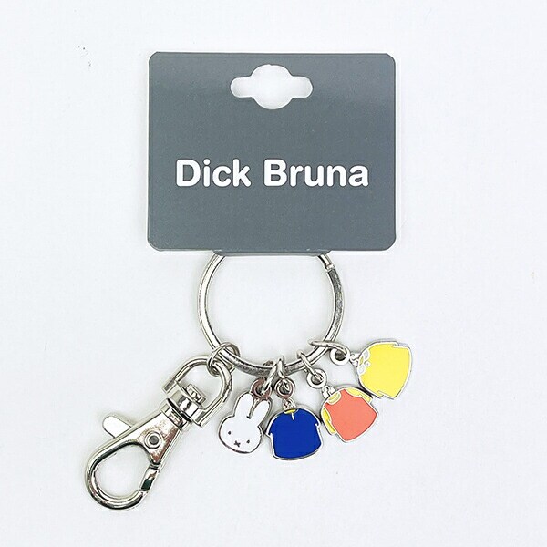 ミッフィー miffy 4連タイニーチャーム キーホルダー 洋服