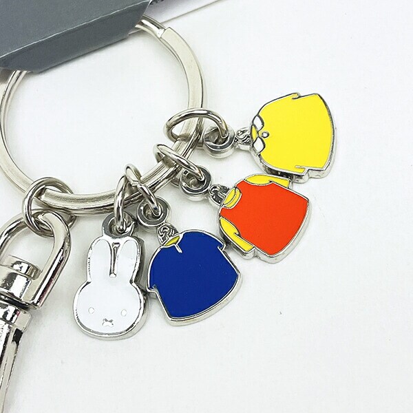 ミッフィー miffy 4連タイニーチャーム キーホルダー 洋服
