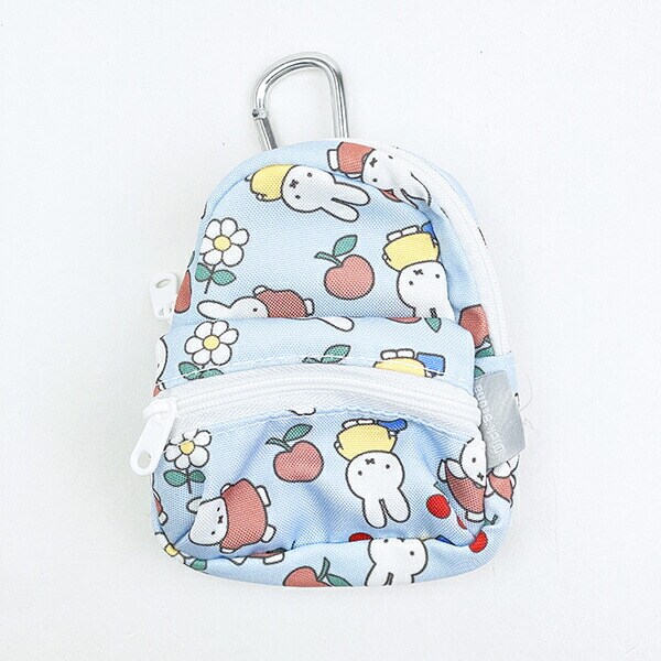 ミッフィー miffy リュック型ポーチ ブルー ぬい活