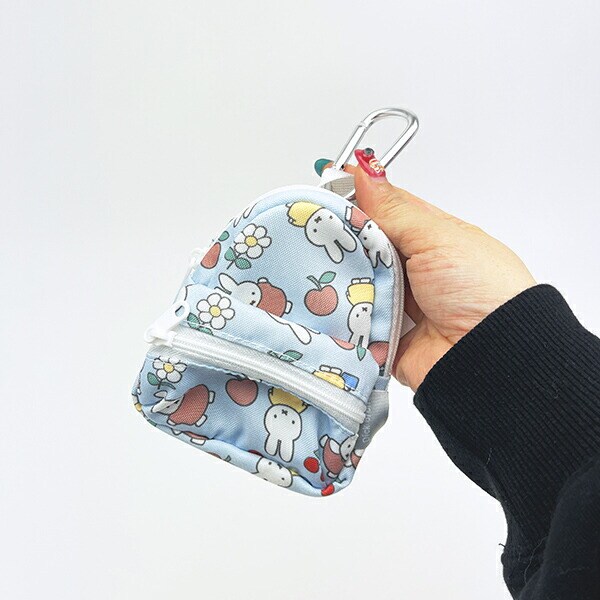 ミッフィー miffy リュック型ポーチ ブルー ぬい活