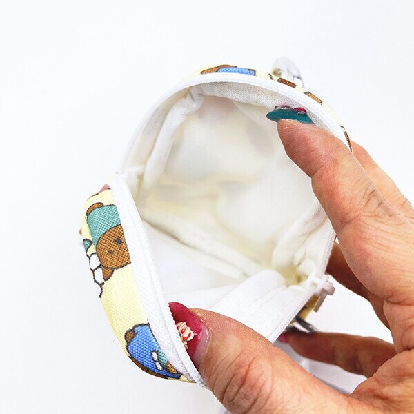 ミッフィー miffy リュック型ポーチ イエロー ぬい活