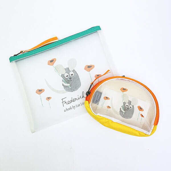 レオレオニ  フレデリック シェル型メッシュポーチ