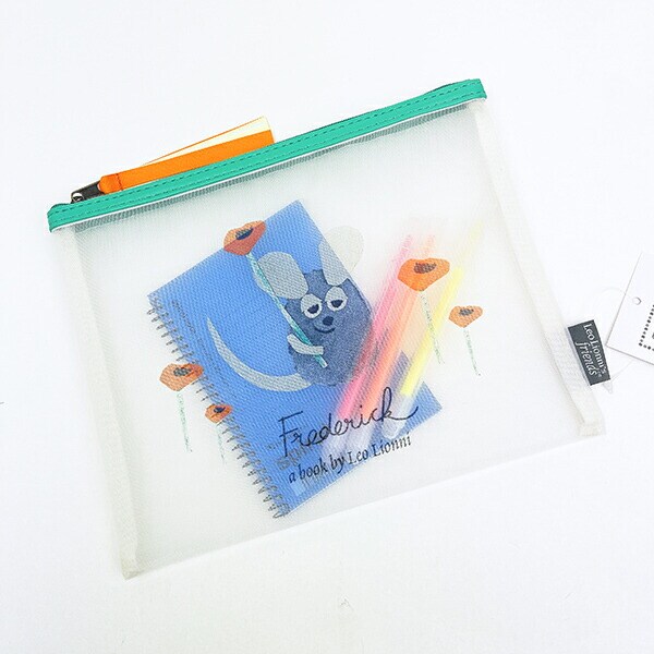 レオレオニ  フレデリック メッシュポーチフラット