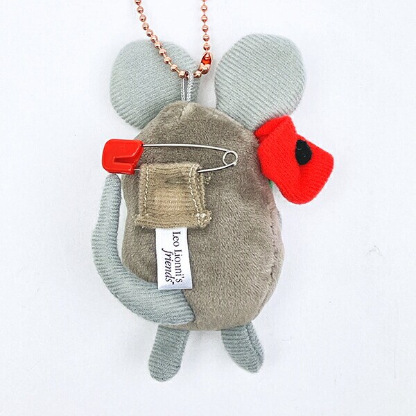 レオレオニ フレデリック ぬいぐるみバッジ (レッド)