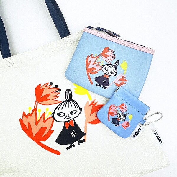 ムーミン リトルミイ フェア バネポーチ (ブルー)