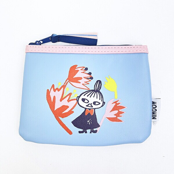 ムーミン リトルミイ フェア フラットポーチ (ブルー)