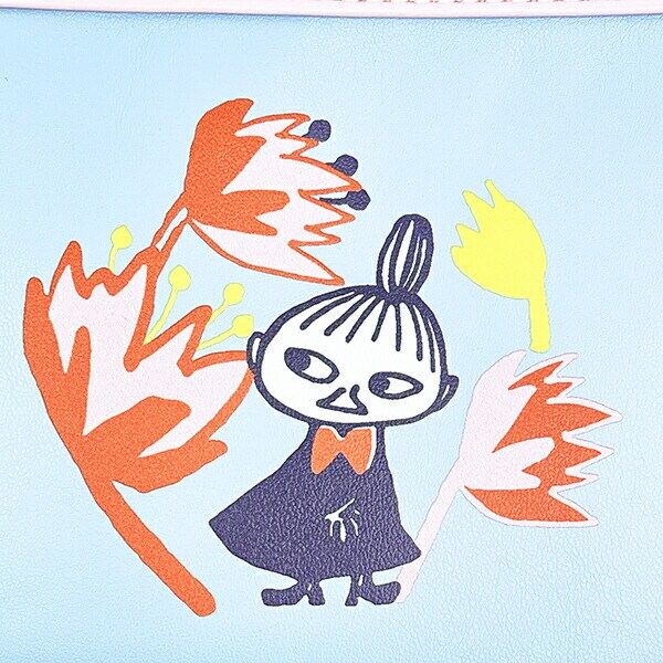 ムーミン リトルミイ フェア フラットポーチ (ブルー)